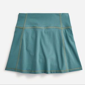 J Crew CloudStretch high-rise sports skirt Alhambra Green XL NWT